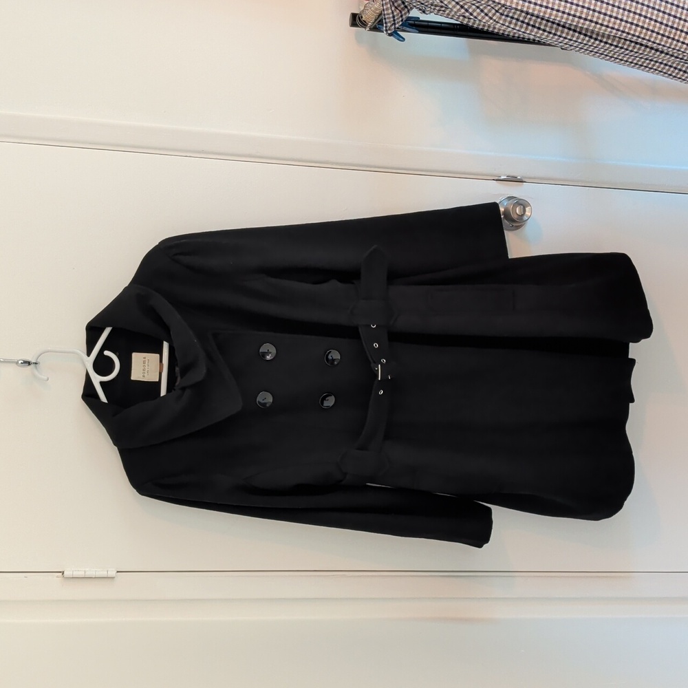 Sonoma Black Belted Pea/Trench Coat